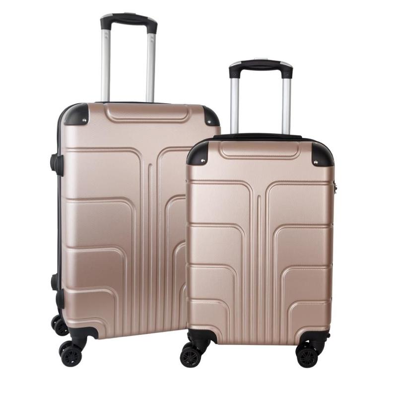 Conjunto de malas de viagem pequena e média 10kg e 23kg - Fibra